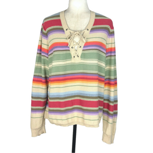 Chaps multicolour striped pullover
